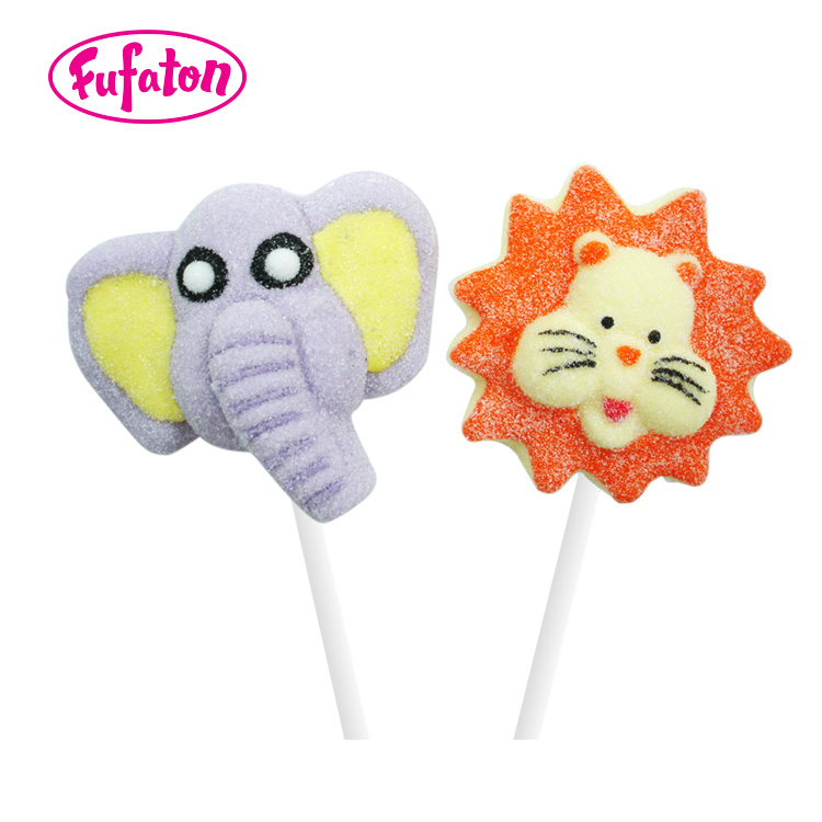 Safari Shaped Marshmallow Lollipop