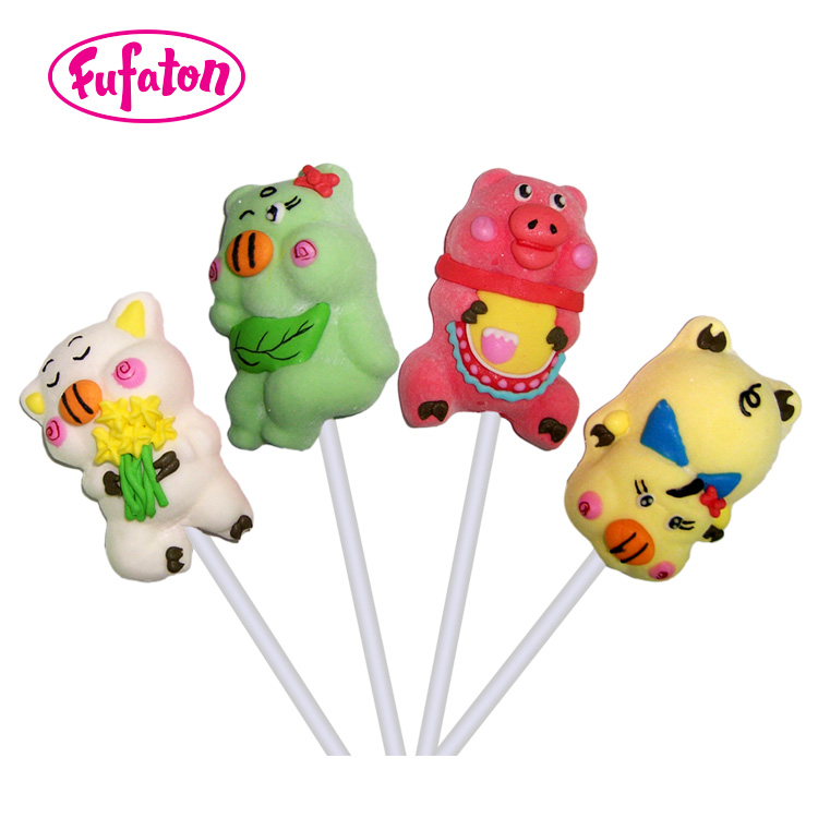 Animal Shaped Marshmallow Pop Candy