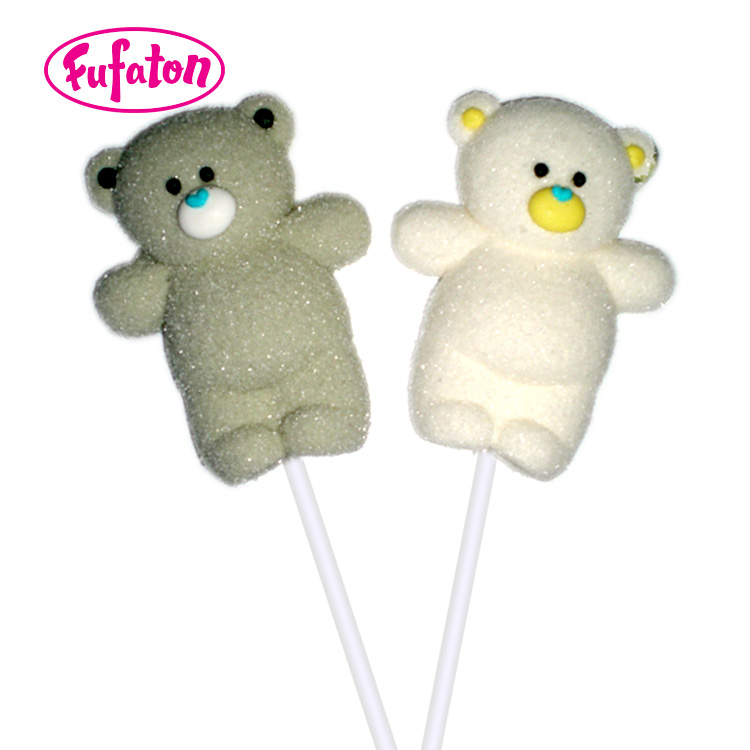 White and Grey Bear lollipop