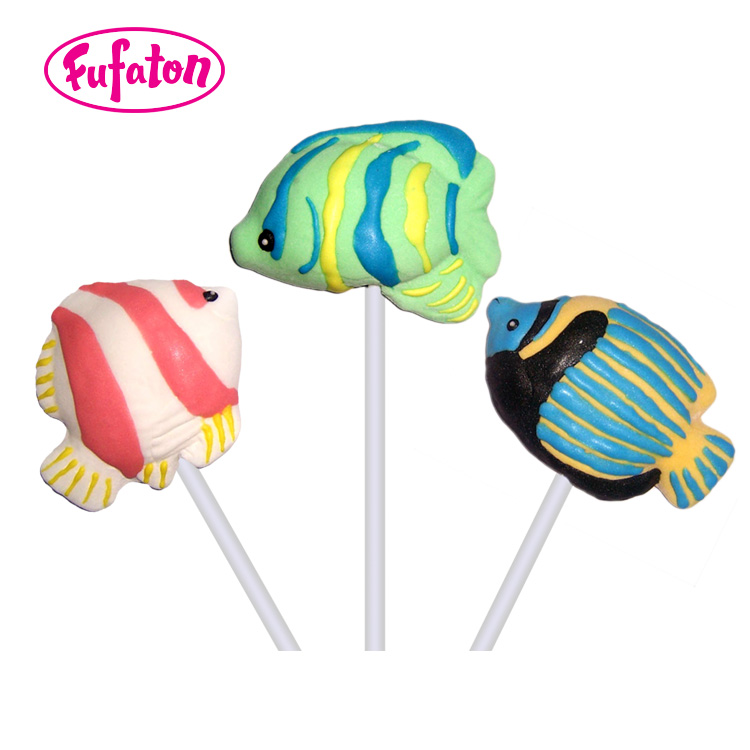 Fish shaped Candy Lollipop Mallowpop