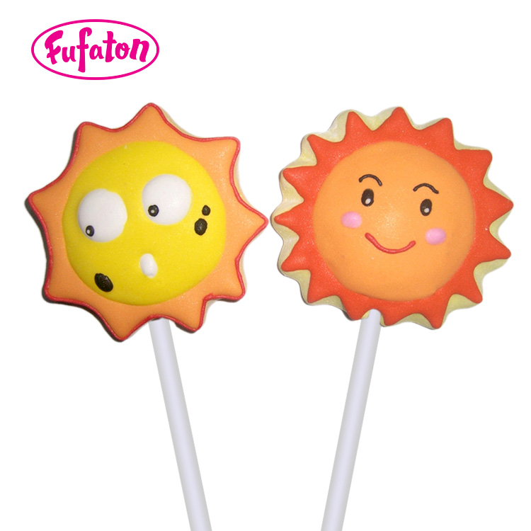 Sun Shaped Marshmallow lollipop