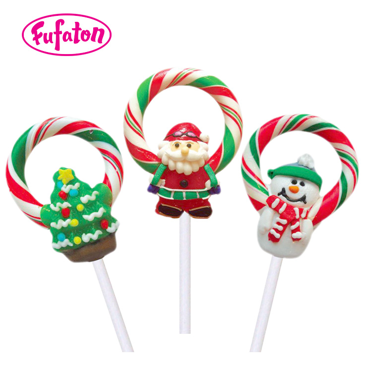 Lollipop Wreath Candy for Christmas Tree