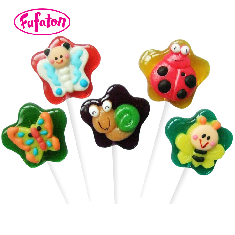 28g Crystal Insect Shaped Candy Lollipops