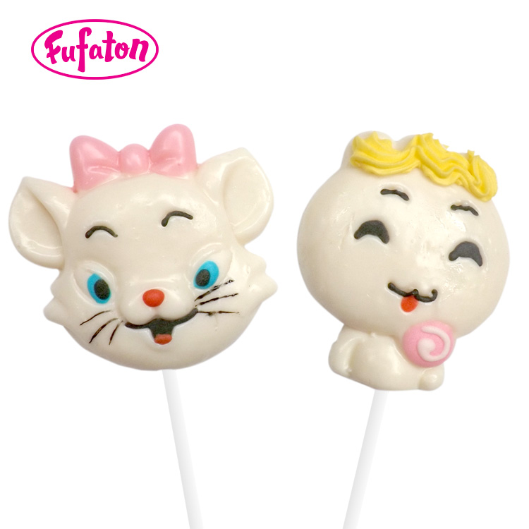 Custom Cat Shaped Lollipop Candy