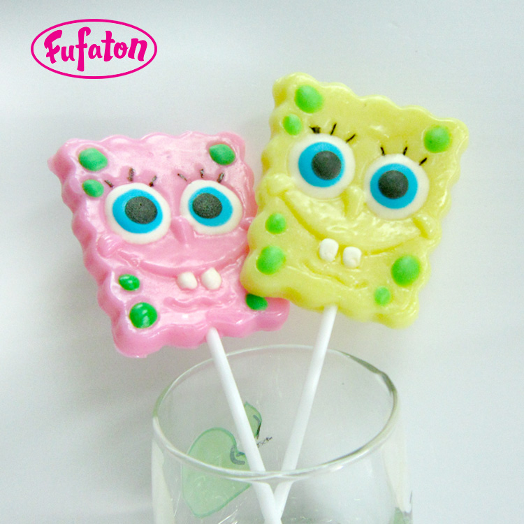 Sponge Bob Shaped Lollipop Candy Wholesale Supplier