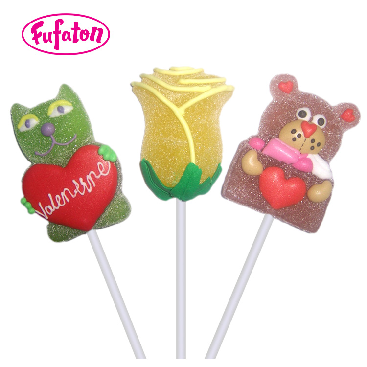 Hand decorated Jellypop for Valentine