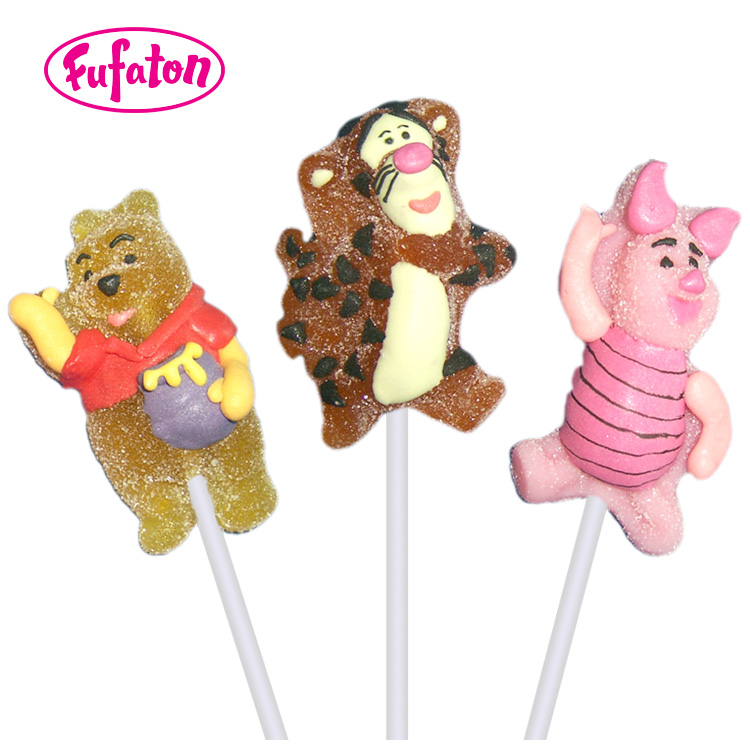 Disney shaped Jelly lollipop candy for boys and girls