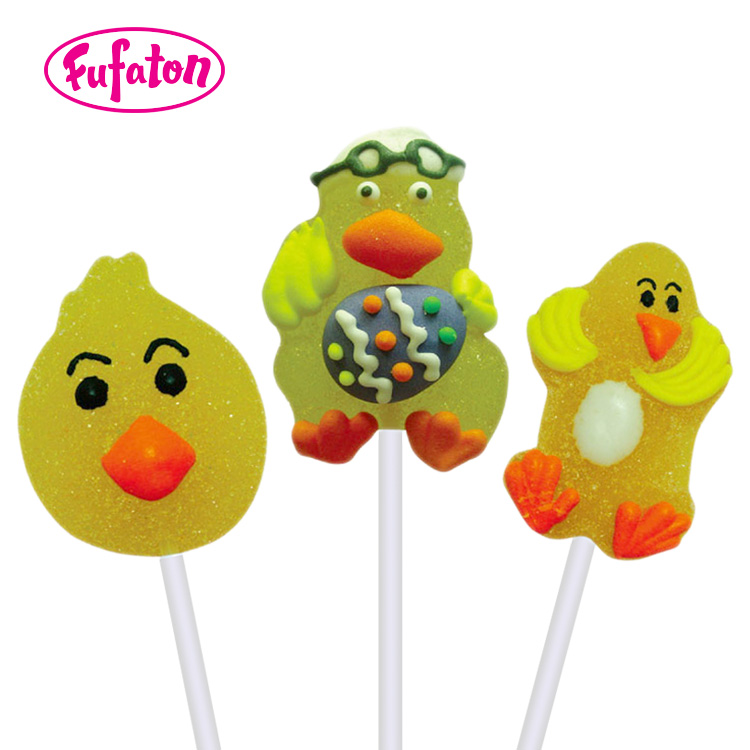 Jelly lollipop candy for Easter