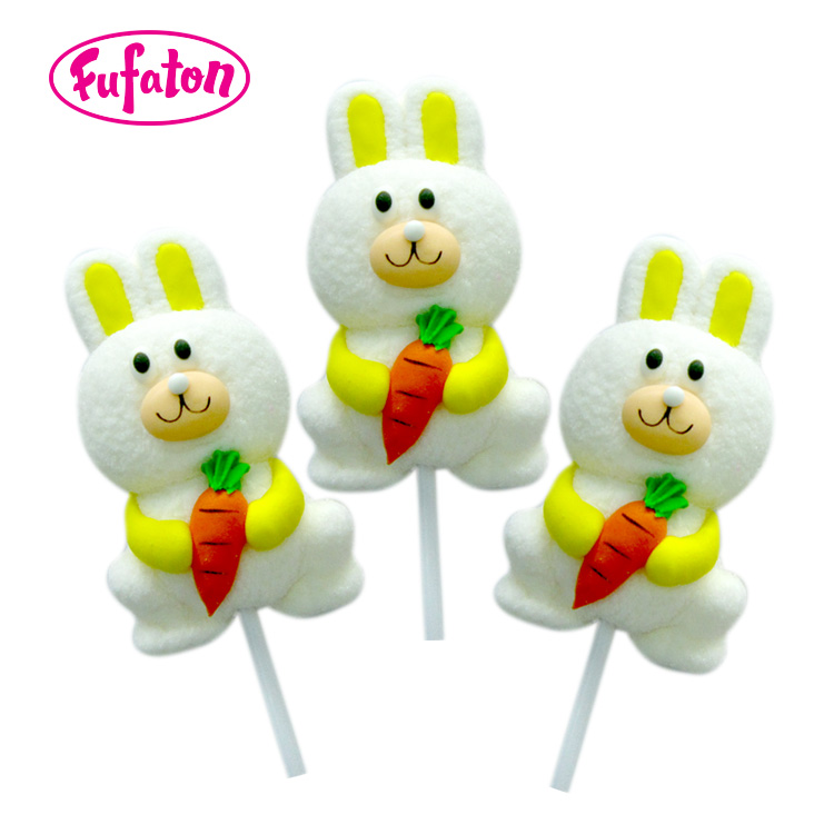Rabbit marshmallow pop made in China