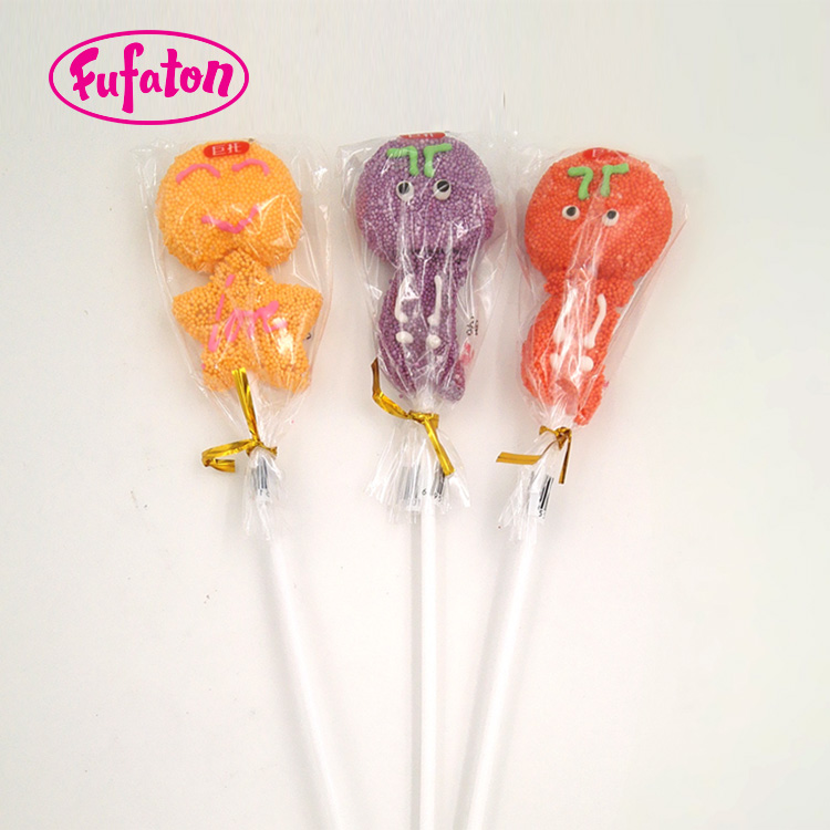 Pearl Coated Jelly Candy Lollipop on Long Sticks | Wholesale Supplier