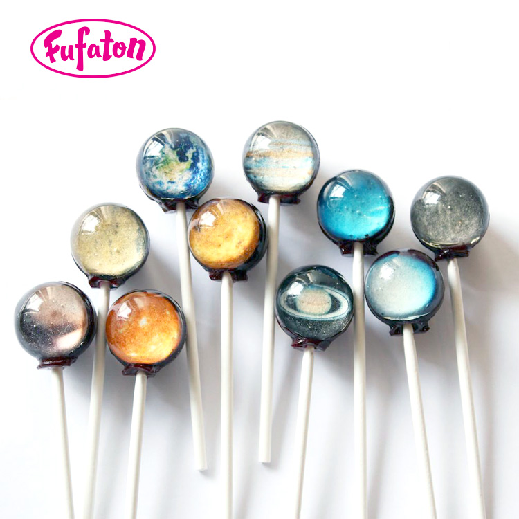 Sugar-Free Planet Lollipops | Space Theme Hard Candy Manufacturer & Wholesale Supplier