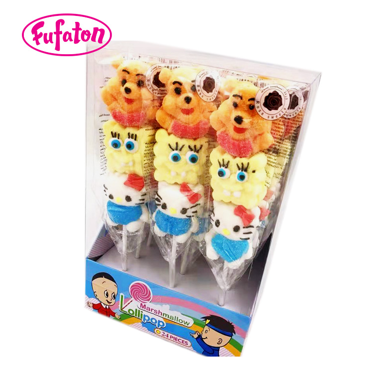Disney Character shaped Marshmallow kebab Lollipop Candy