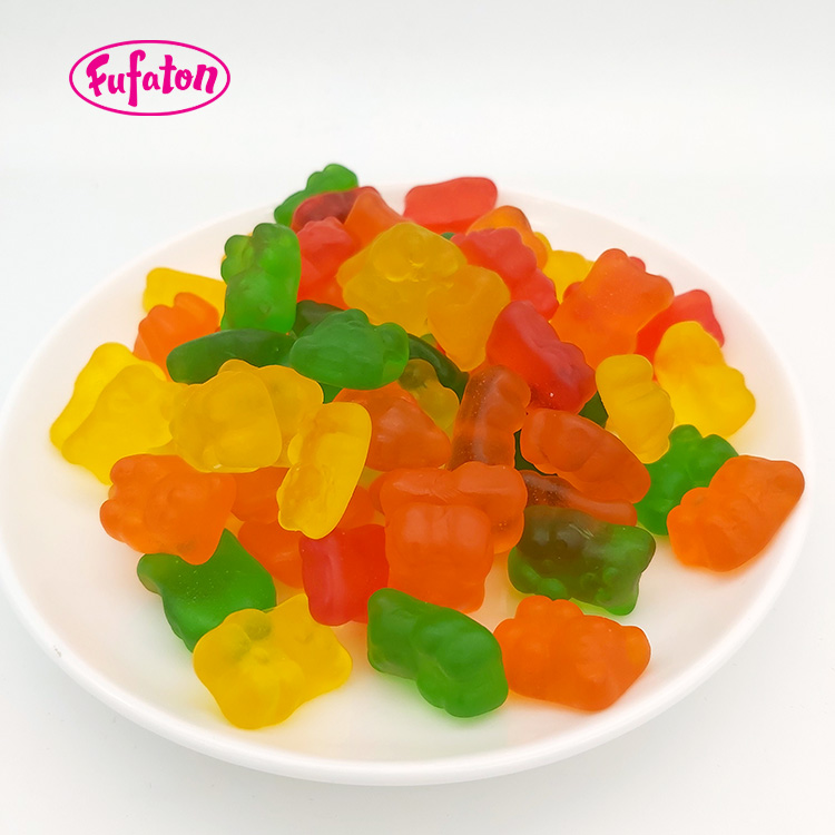 Gummy bear shaped candy