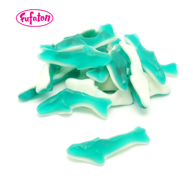 Fish Dolphin shaped gummy candy