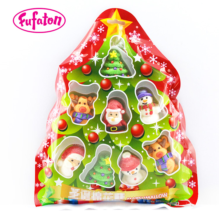 Christmas marshmallow in Tree shaped bags