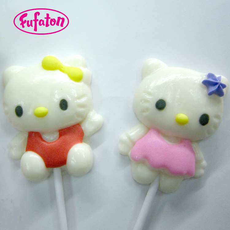 Hello Kitty shaped candy lollipop
