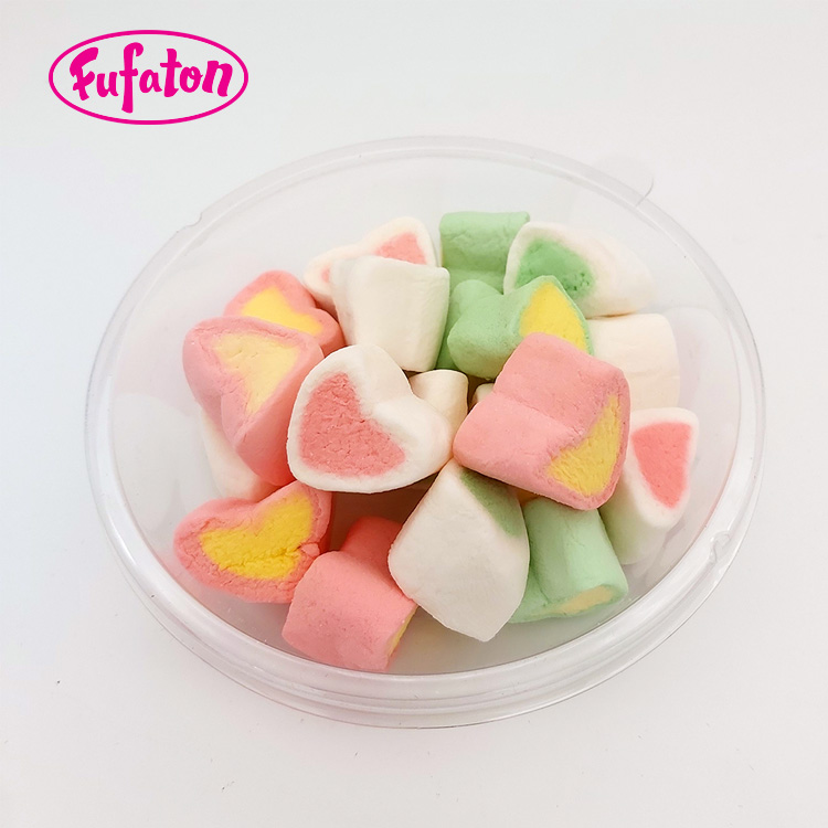 Mini Heart shaped marshmallows for Wholesale