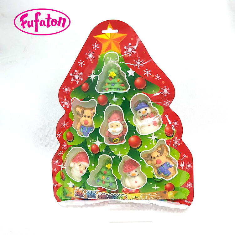 Christmas marshmallow in Tree shaped bags