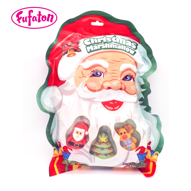 Christmas marshmallow in Tree shaped bags