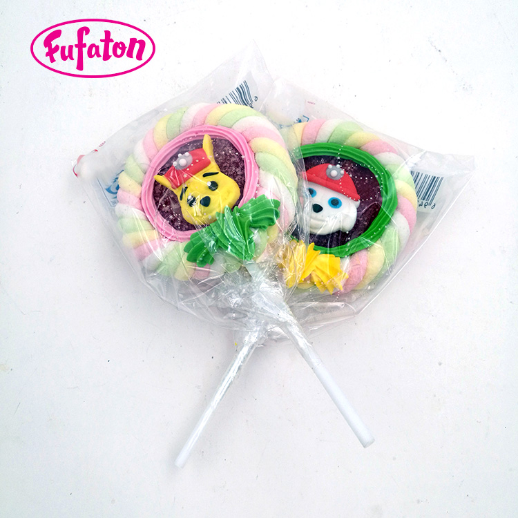 60g jelly mallowpop lollipop with decoration