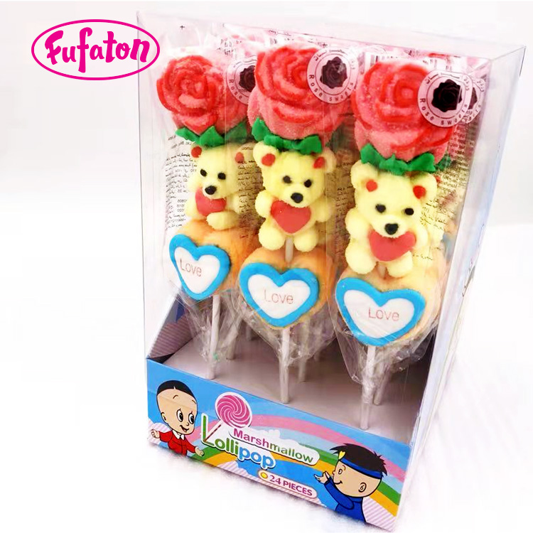 Long Stick Marshmallow Kebab Lollipop Candy | Novelty Marshmallow Manufacturer & Supplier