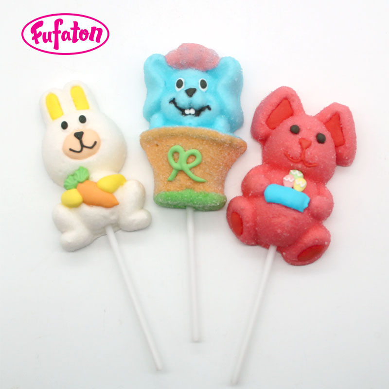 Hand decorated Marshmallow pop for Easter