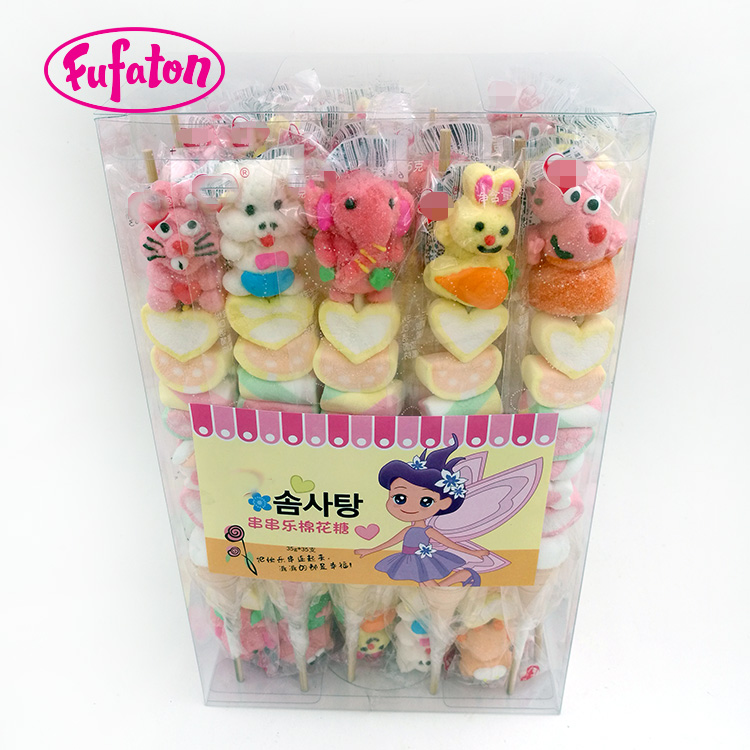 Long stick Fun Mallow Kebab Lollipop