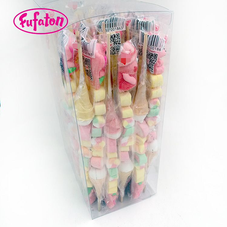 Long stick Fun Mallow Kebab Lollipop