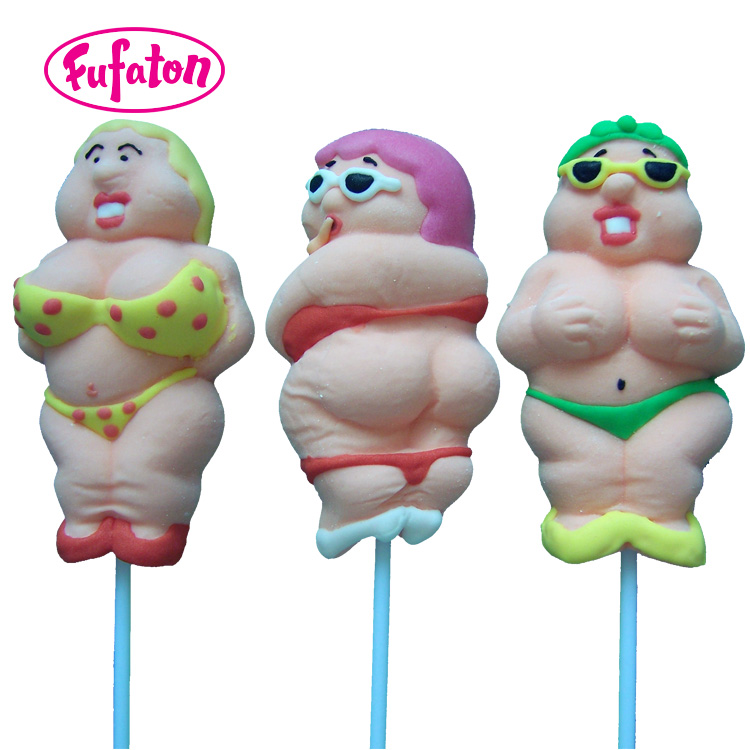 Beach Girl Shaped Marshmallow Pop Candy