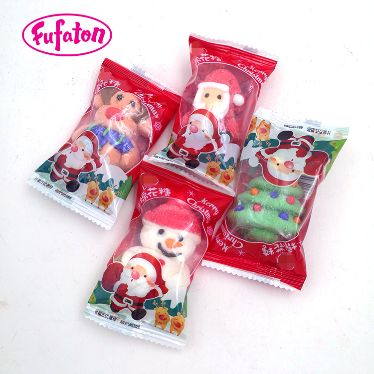 Chinese factory Xmas marshmallows in bulk