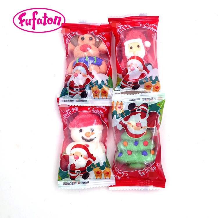 Chinese factory Xmas marshmallows in bulk