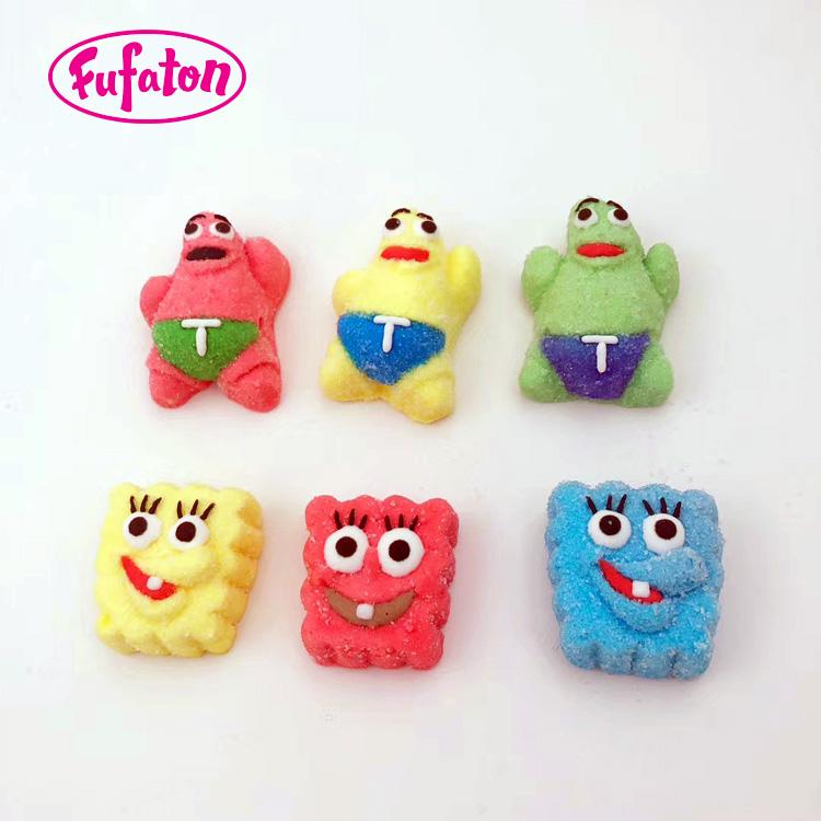 Hand decorated mini marshmallow candy in Bulk