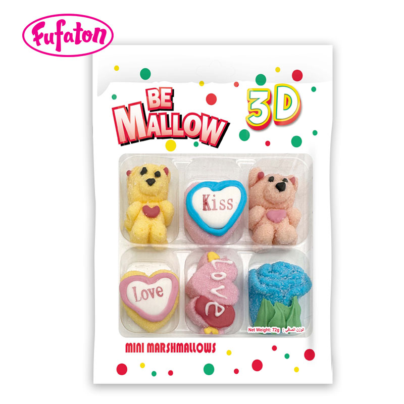 6pk Marshmallow Characters Candy Bag | Assorted Character Marshmallow Manufacturer & Supplier