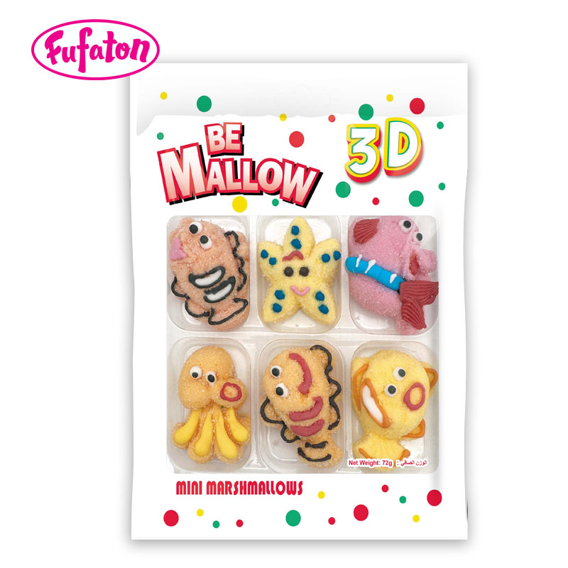 6pk Marshmallow Characters Candy Bag | Assorted Character Marshmallow Manufacturer & Supplier