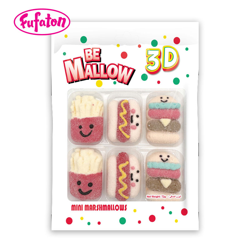6pk Marshmallow Characters Candy Bag | Assorted Character Marshmallow Manufacturer & Supplier