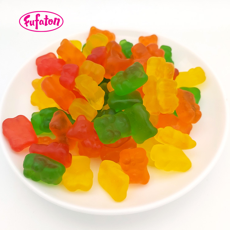 Gummy bear shaped candy