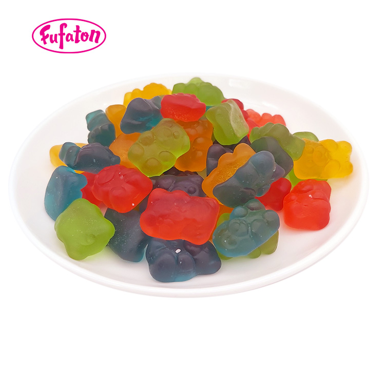 Gummy bear shaped candy
