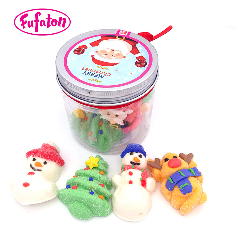 Christmas Mini Marshmallow Character in Jar Wholesale