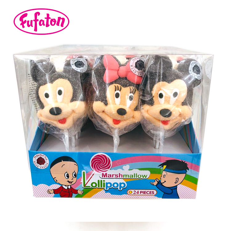 Mickey Minnie Marshmallow Lollipop Candy Wholesale | Character Candy Manufacturer