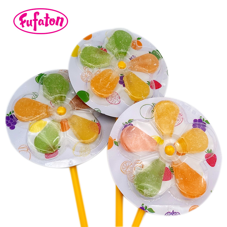 Jelly windmill lollipop candy
