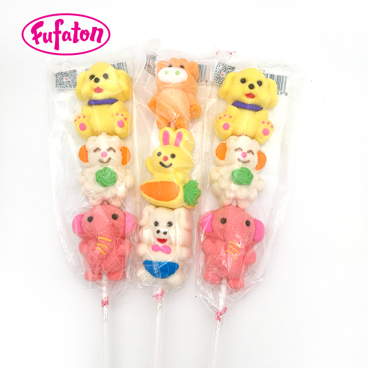 Animal shaped Marshmallow Kebab Lollipop