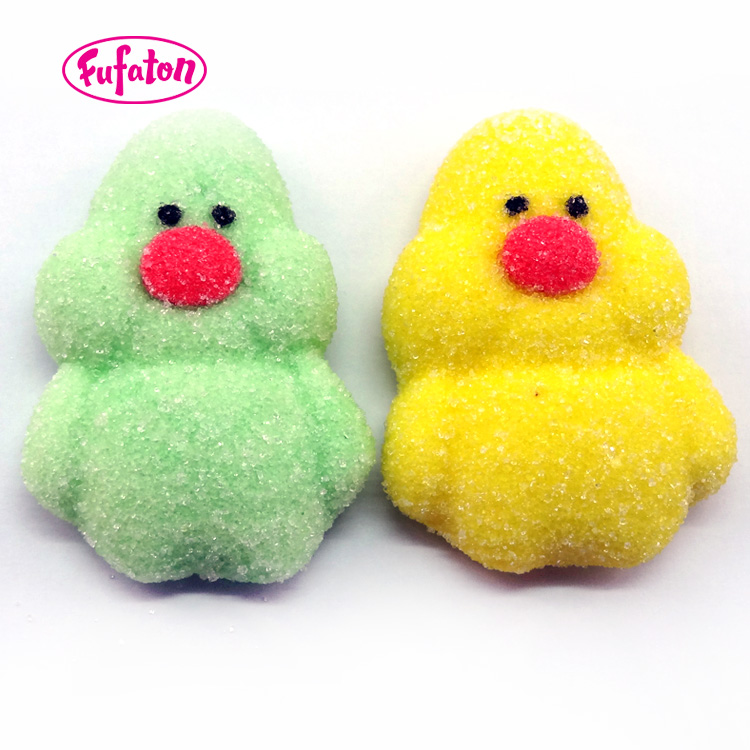 Chicken marshmallows for cake