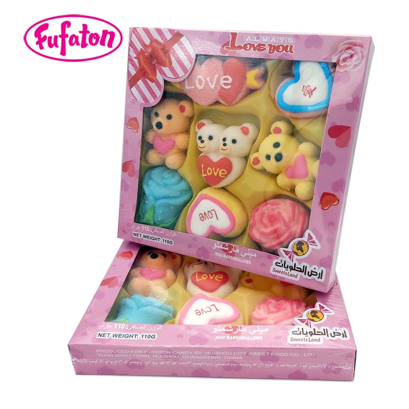 Mini Decorated marshmallows for Valentine