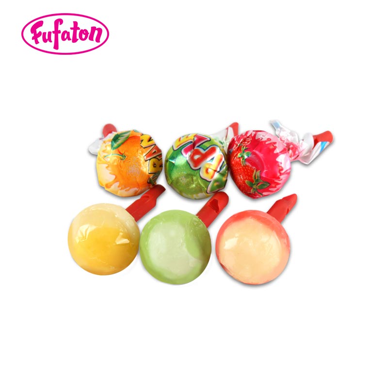Bubble Gum Filled Lollipops in Jar Wholesale | Candy Manufacturer