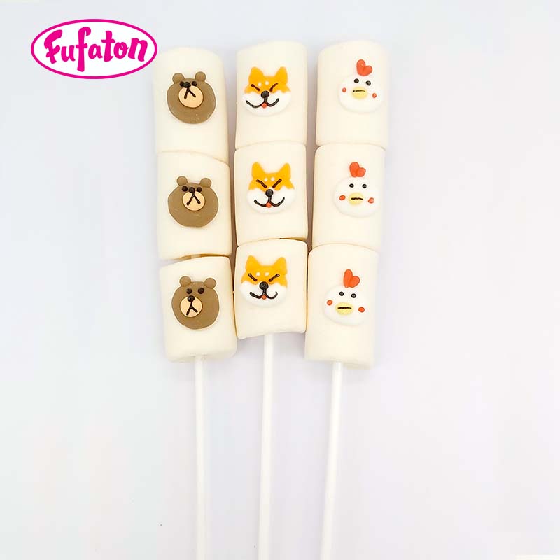 Decorated Mallow Kebab Lollipop Candy Wholesale | Marshmallow Candy Manufacturer
