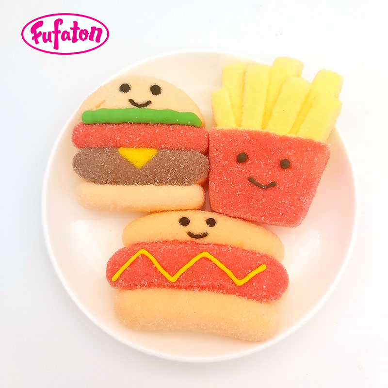 Fast Food Mallow Burger, Fries & Hot Dog Candy | B2B Exporter