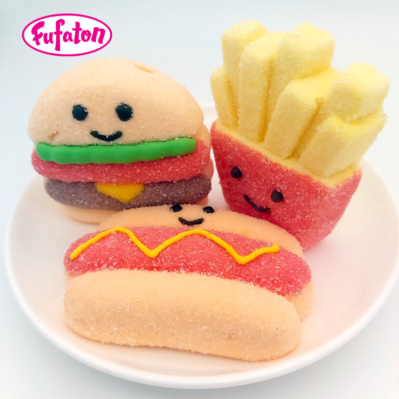 Fast Food Mallow Burger, Fries & Hot Dog Candy | B2B Exporter
