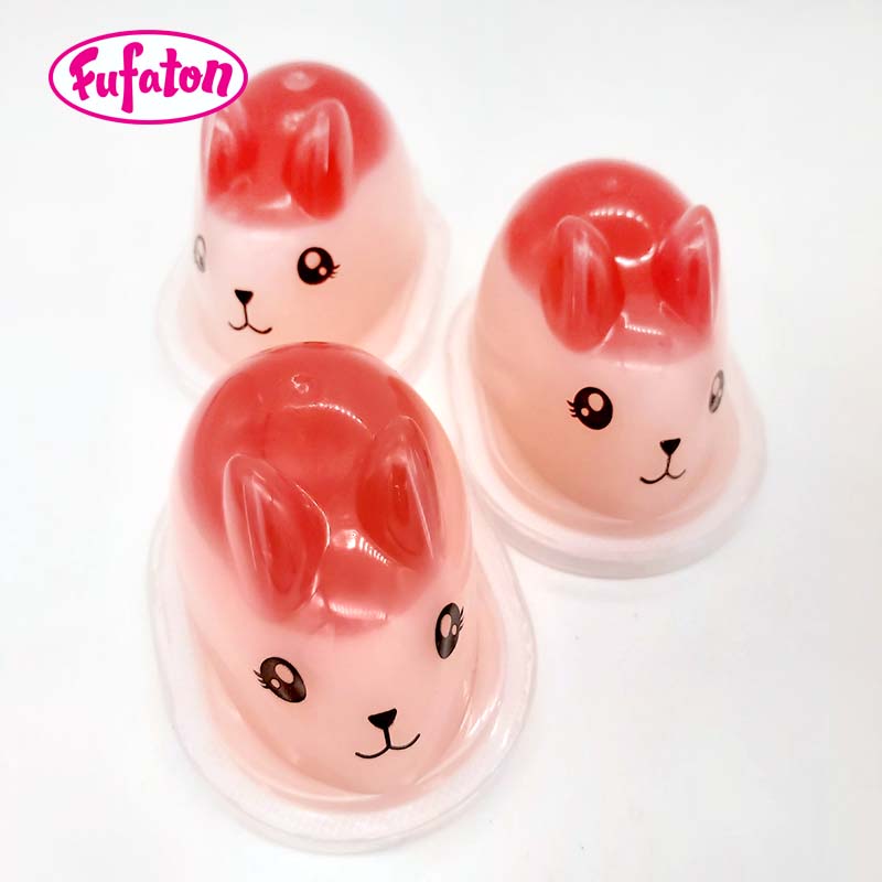 Rabbit Shaped Jelly Pudding Candy Wholesale | Fruit Jelly Cup Manufacturer