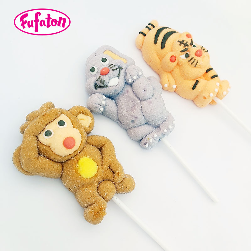 Animal Monkey Rabbit Tiger Marshmallow Lollipop Candy Wholesale | Candy Manufacturer