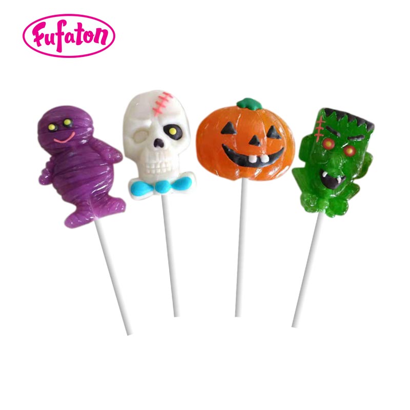 Decorated Halloween Lollipop Candy